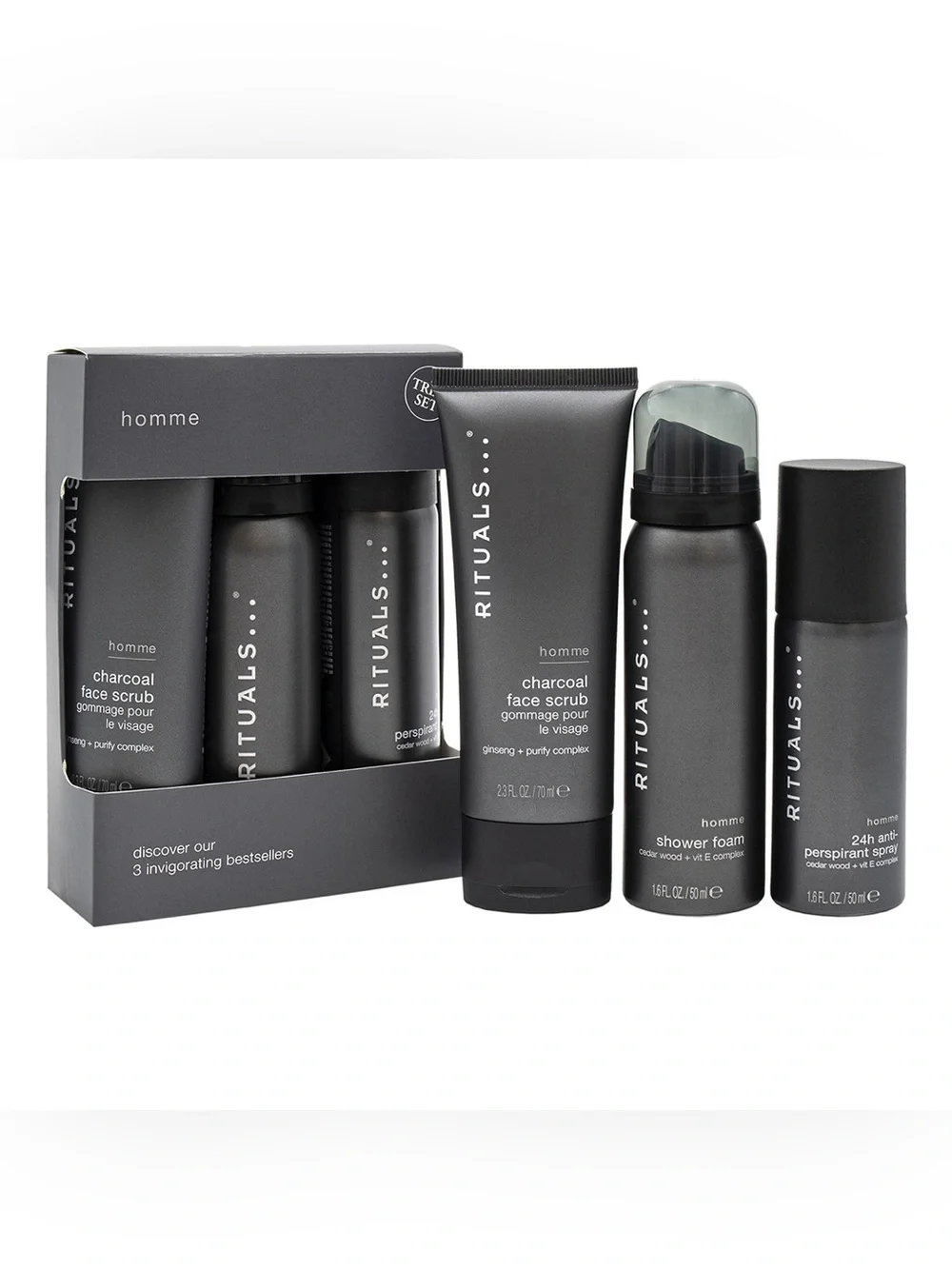 Rituals men homme 3 invigorating bestsellers